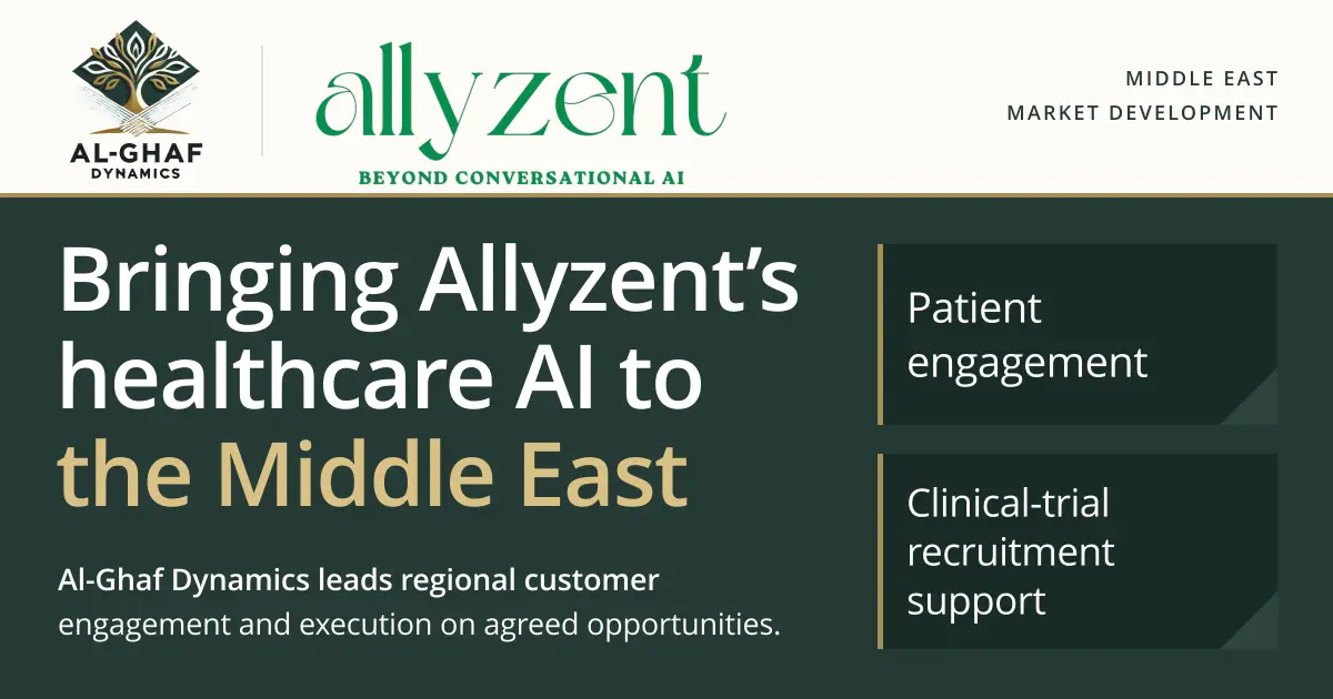 Al-Ghaf Dynamics leads Allyzent’s healthcare AI market entry in the Middle East