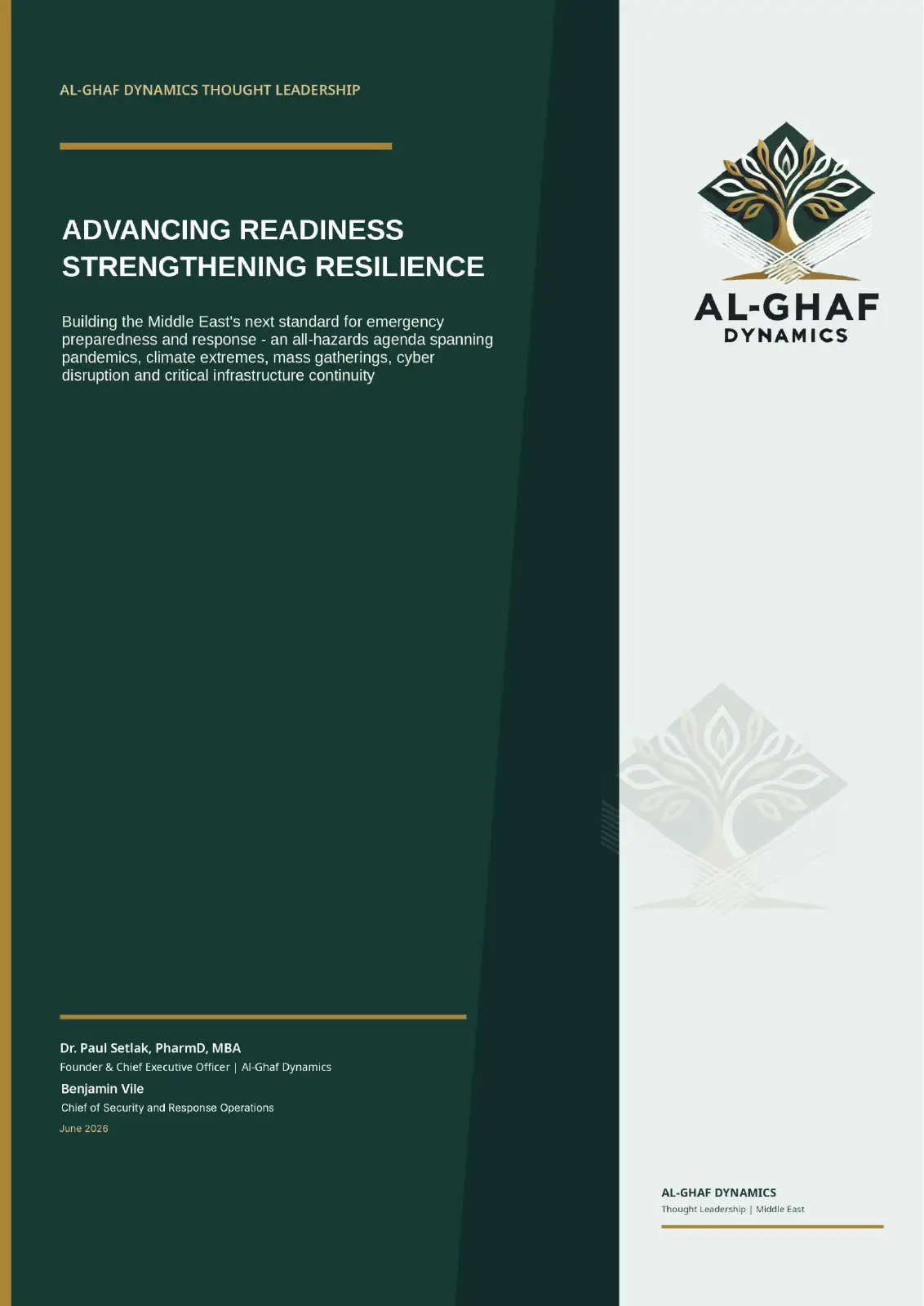 Advancing Readiness, Strengthening Resilience: Emergency Preparedness and Response in the Middle East
